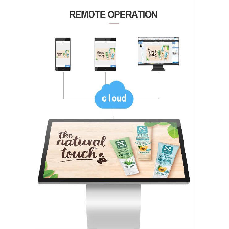 WINGS SOLUTIONS vous propose Borne Tactile & multi-touch SK-32G (avec support/ k base ) en 21.5″ et 32″