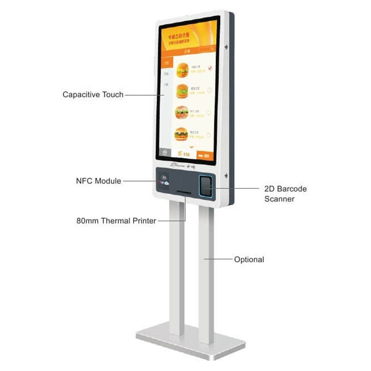 WINGS SOLUTIONS vous propose la Borne Tactile Self Service ZQ-ST320 en 32″